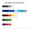 tank top color chart - Subway Surfers Merch