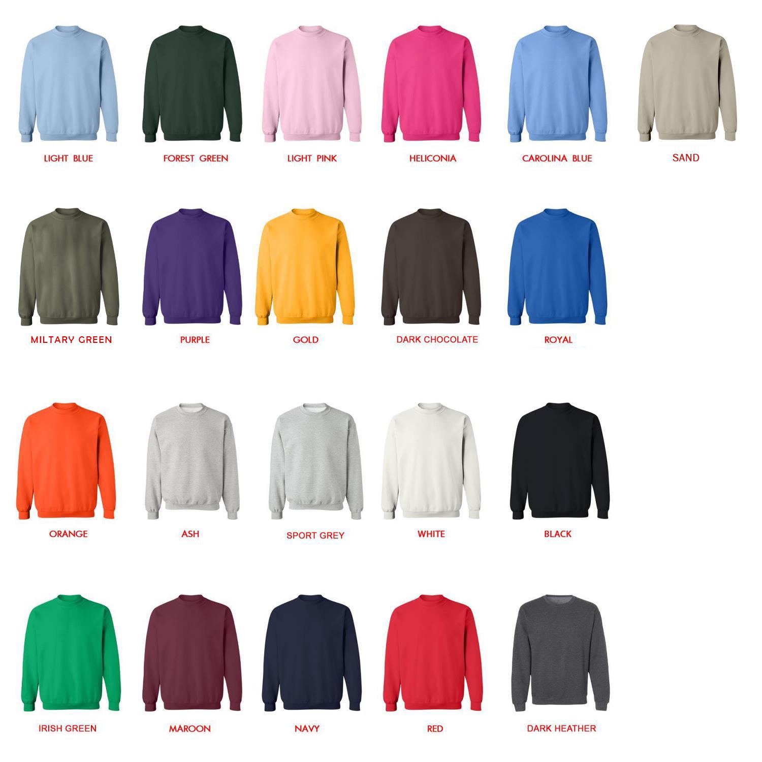 sweatshirt color chart - Subway Surfers Merch