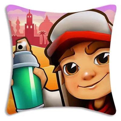 Hot Subway Surfers Throw Pillow