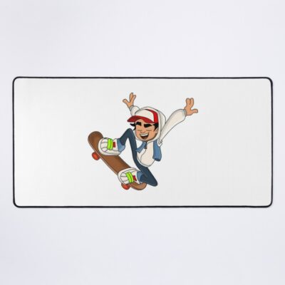 Subway Surfers Jake On Skateboard Mouse Pad